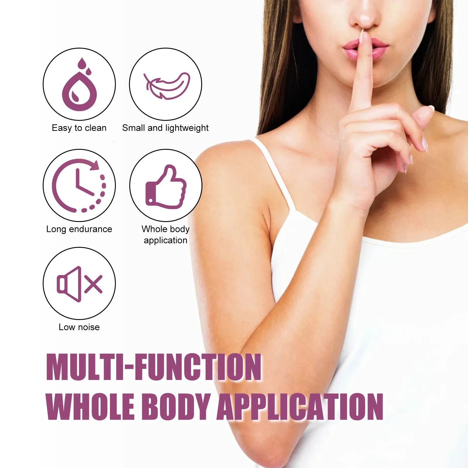 Electric Facial Epilator & Bikini Trimmer – Painless Hair Removal for Women